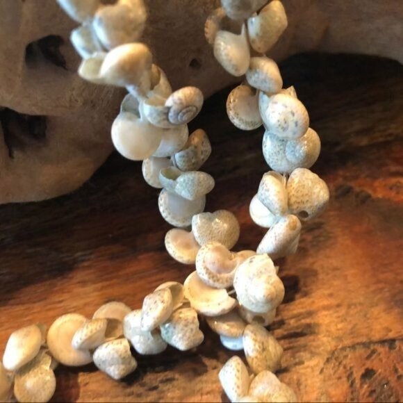 Vintage Tiny Shell Necklace 36 Inches - Picture 3 of 5